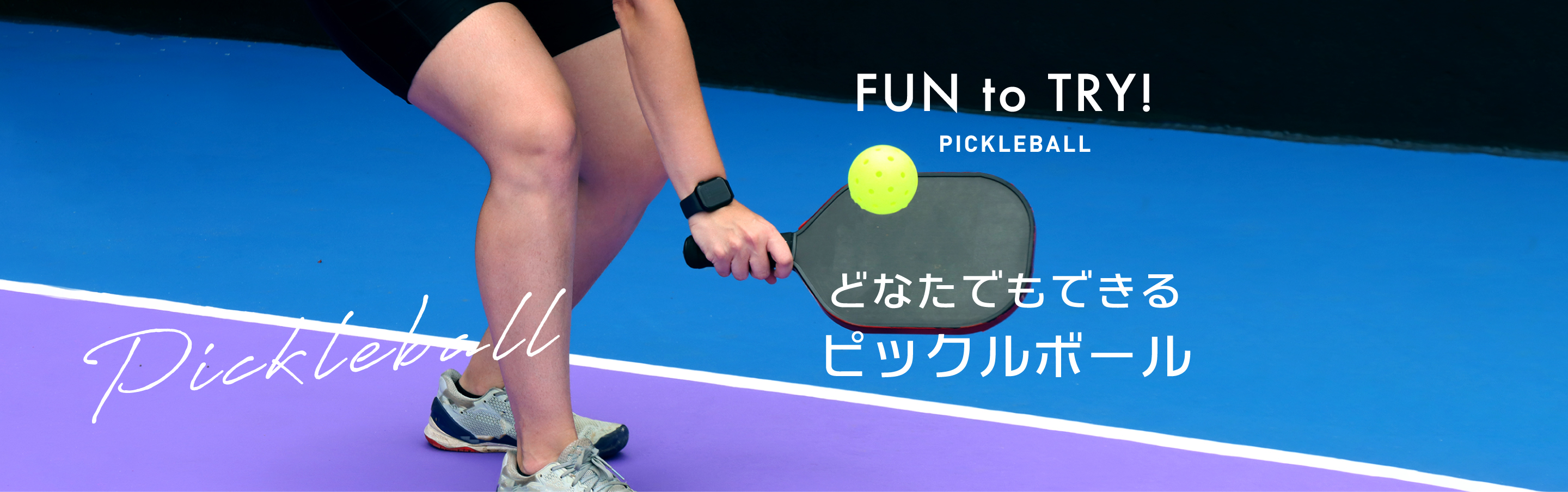 どなたでもできるピックルボール